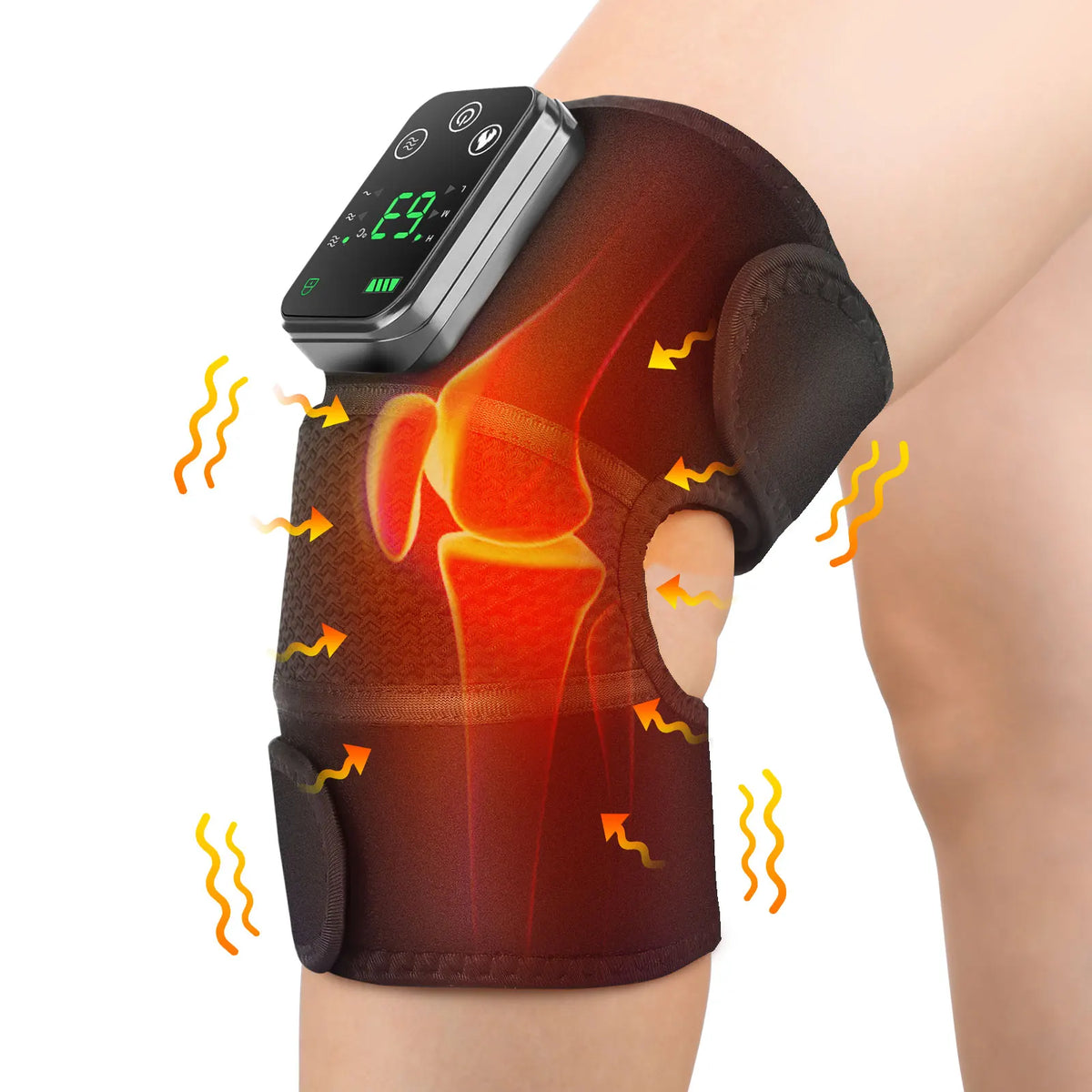 Hailicare Rechargeable Knee Brace With Vibration Electric Heating For Shoulders