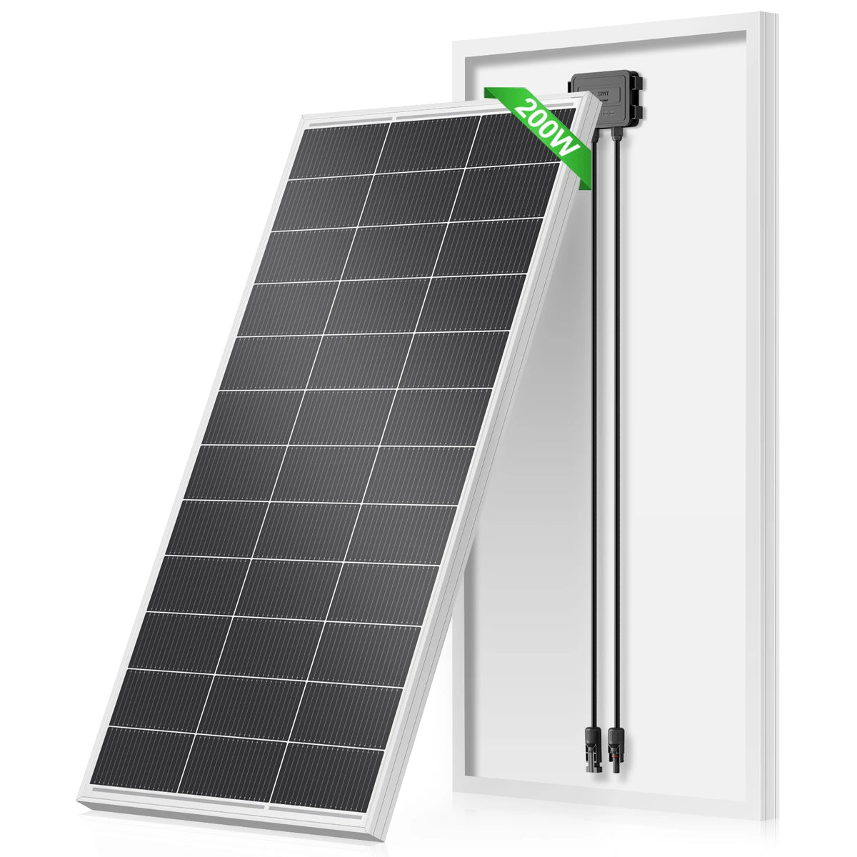 Rvpozwer 12V Monocrystalline Solar Panel High Efficiency RV Marine Camping