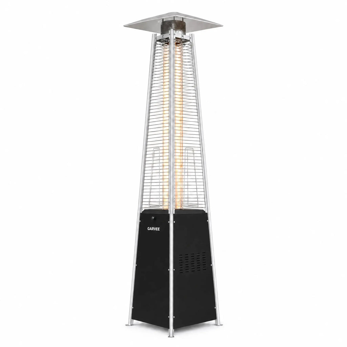 HiMISS Pyramid Propane Patio Heater with Visible Flame