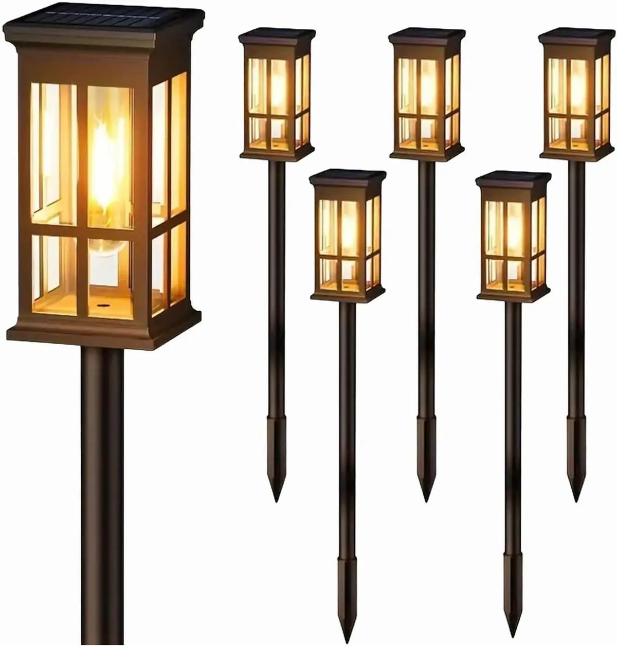 Waterproof Solar Pathway Lights For Garden Patio And Walkway Decor