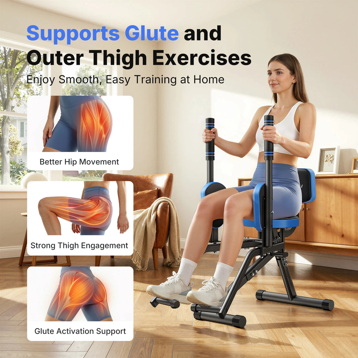 MERACH Hip Abductor And Adductor Strength Training Machine