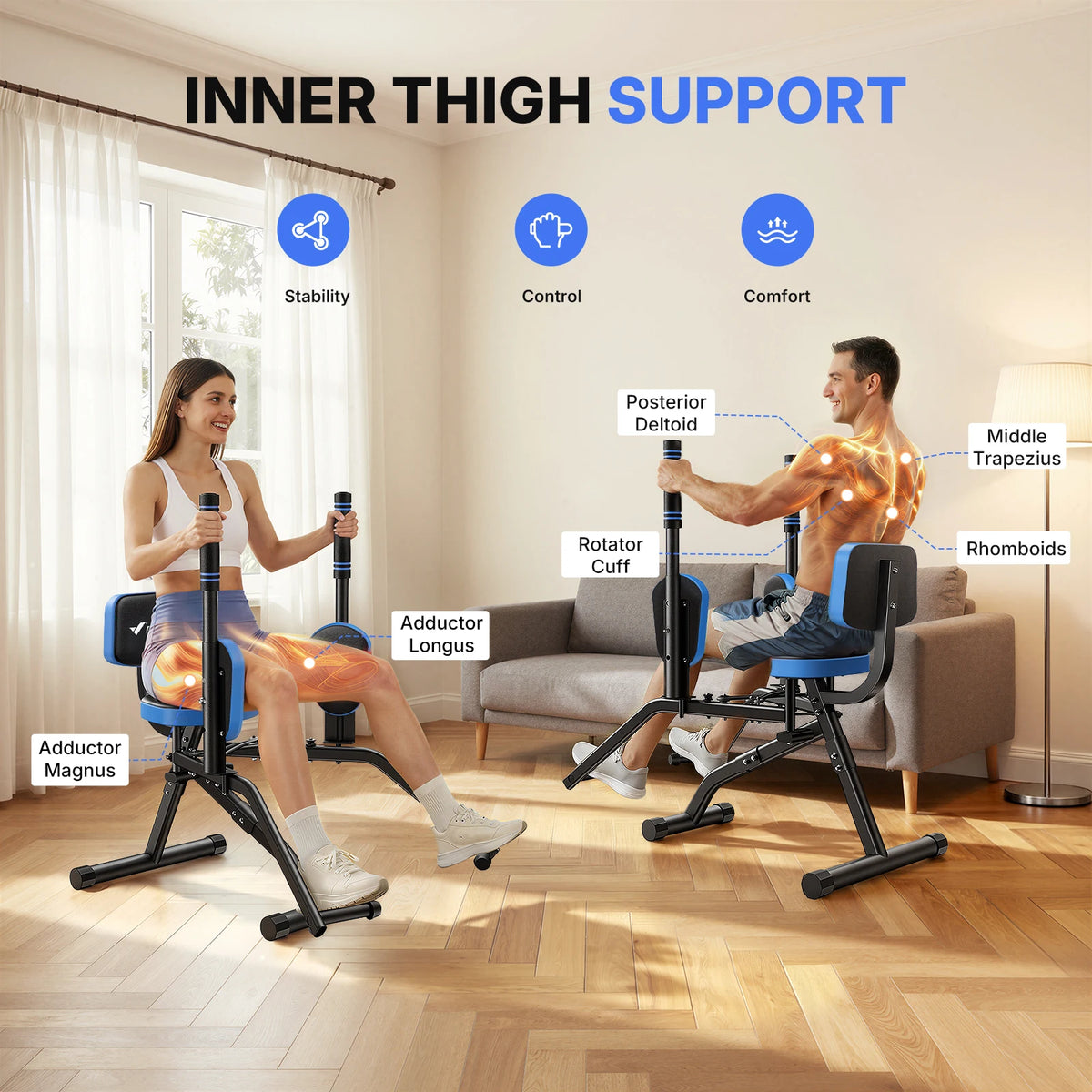 MERACH Hip Abductor And Adductor Strength Training Machine