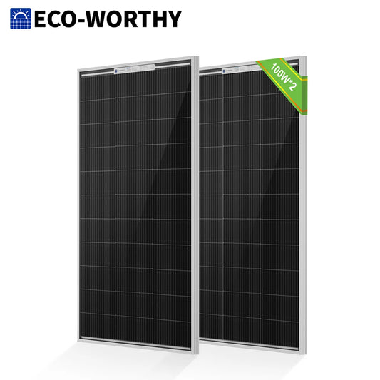 ECO-WORTHY N-Type Solar Panel For Off-Grid Energy Systems