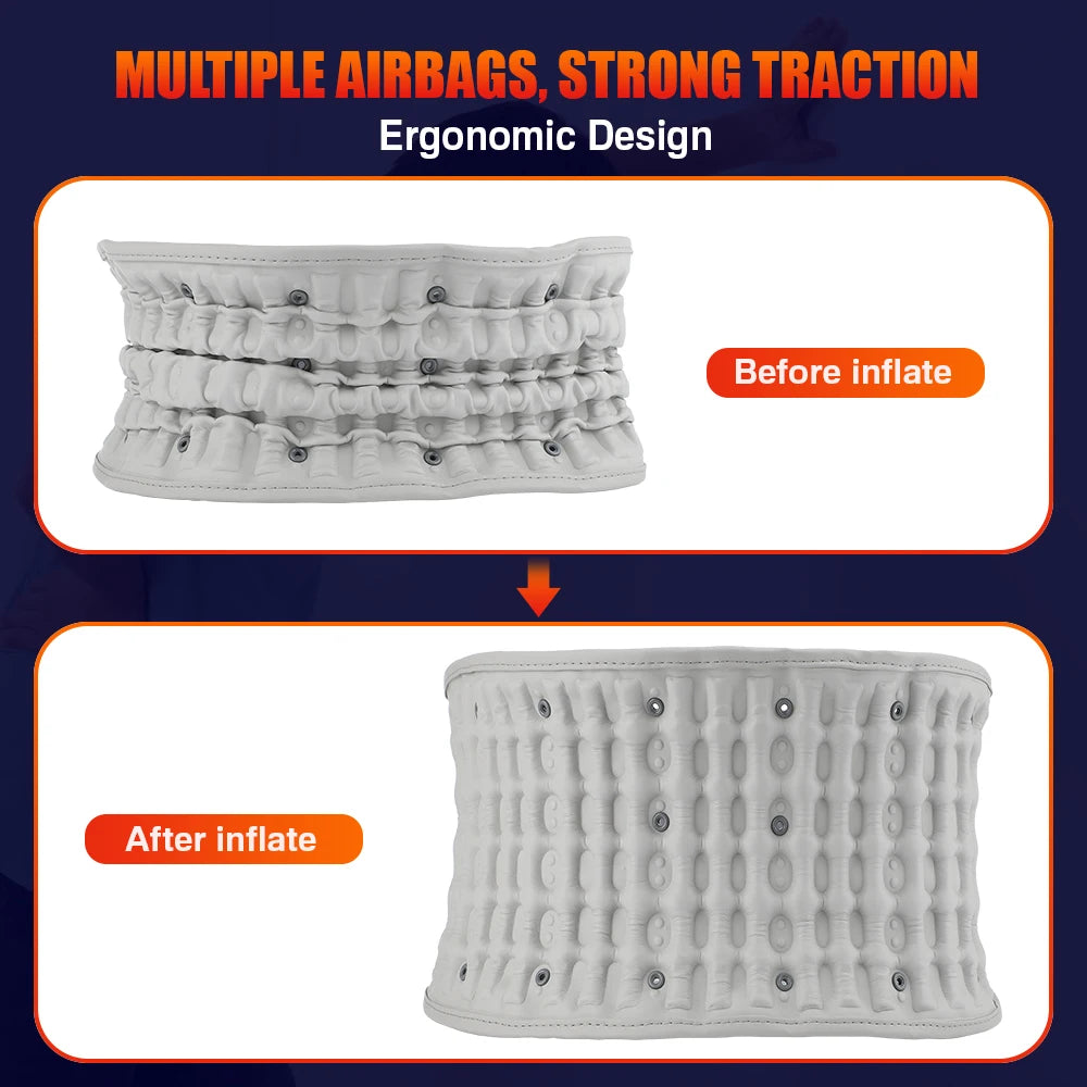 PASTSKY Rechargeable Heated Lumbar Massage Support Belt