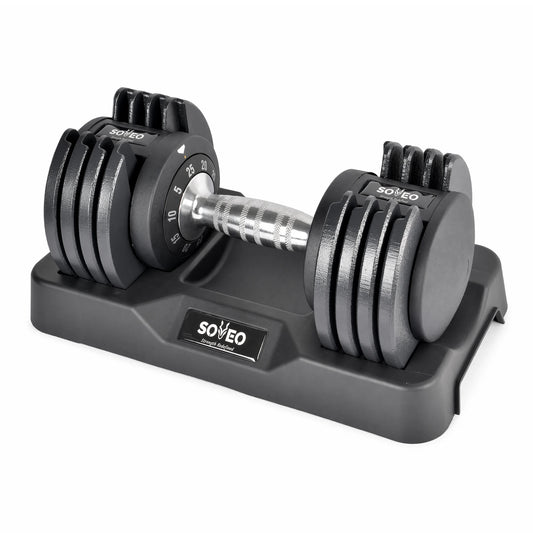 Adjustable Dumbbell Set With Fast Dial For Home Gym Fitness