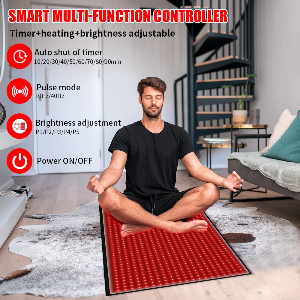 Full Body Infrared Red Light Therapy Mat For Muscle Recovery