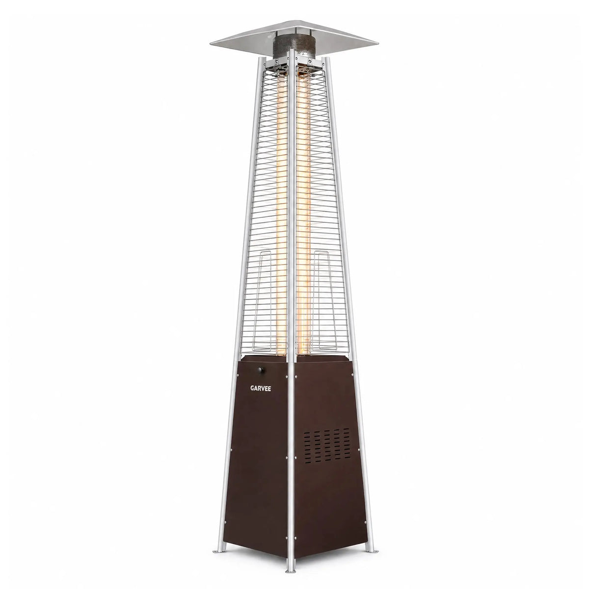 HiMISS Pyramid Propane Patio Heater with Visible Flame
