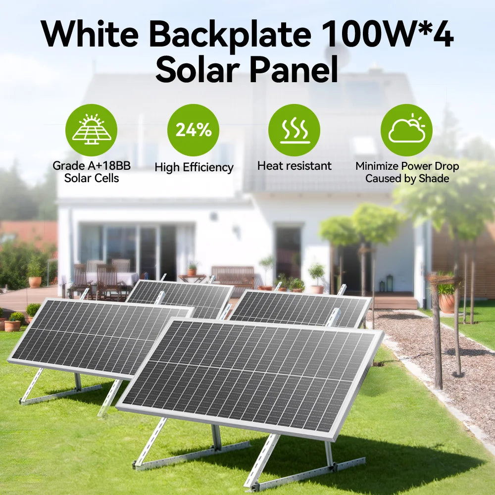 Rvpozwer Monocrystalline Solar Panel For Off Grid Power Systems