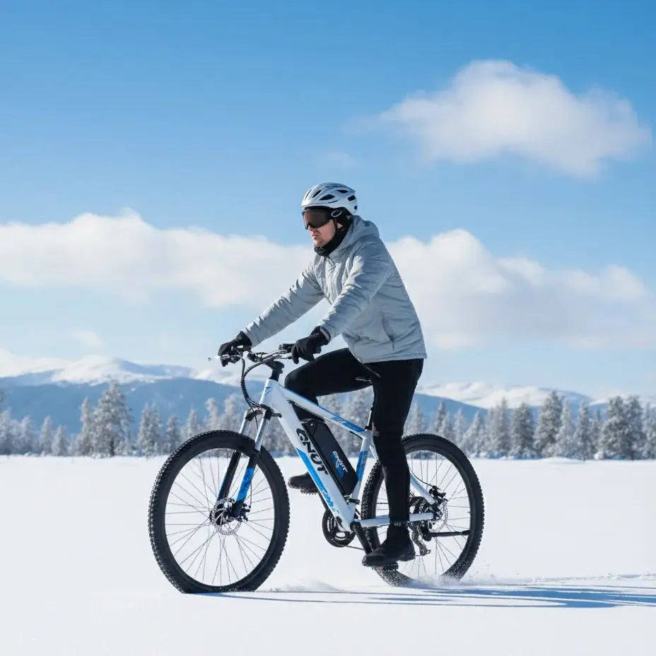 QNUT 26 Inch Adult Electric Mountain Bike, 21‑Speed Gears 1000W Peak Motor, 20MPH Max Speed E‑Bike, 36V 10.4Ah Removable Lithium Battery, Off‑Road & City Commuting Electric Bicycle for Men Women Daily Outdoor Riding