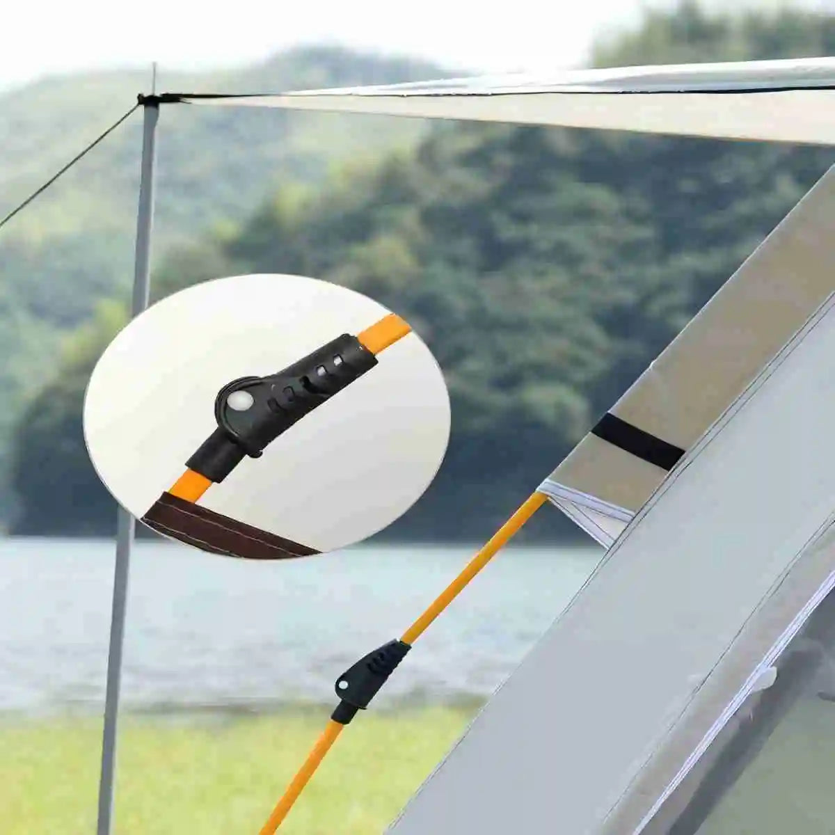 Pakicetus Automatic Family Camping Tent With Dual Doors And Windows