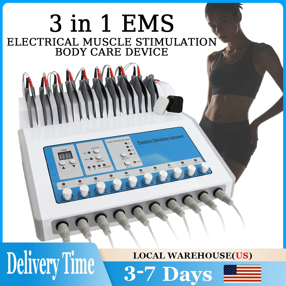 AOKO EMS Microcurrent Muscle Stimulator For Body Slimming And Relief