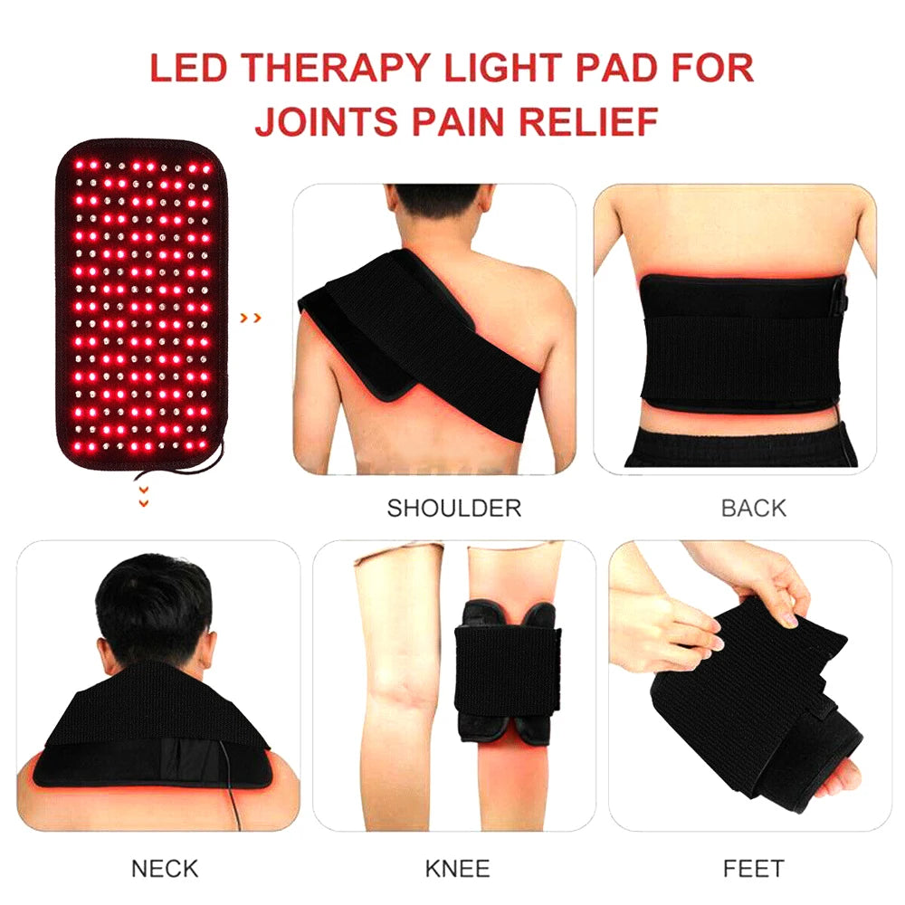 Infrared LED Light Therapy Pad For Back And Body Relief