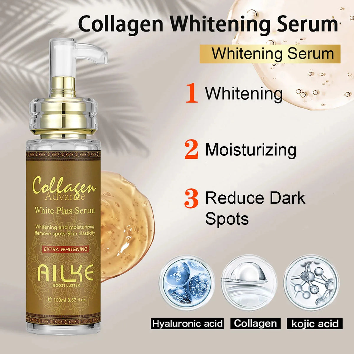 AILKE Collagen Whitening Set For Dark Spots And Tone