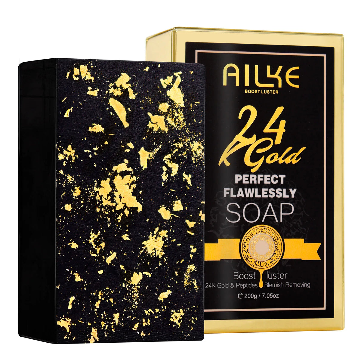Ailke 24K Gold Flawless Skin Care Whitening Facial Cleanser