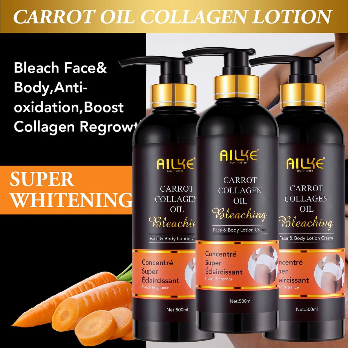 AILKE Collagen Whitening Set For Dark Spots And Tone