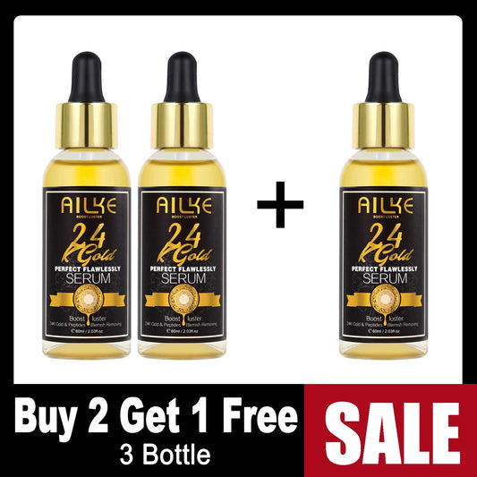 Ailke 24K Gold Flawless Skin Care Whitening Facial Cleanser