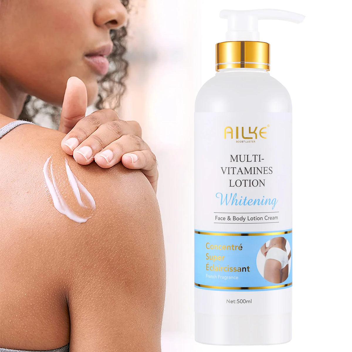 Ailke Multivitamin Brightening Body Lotion For Moisture And Glow