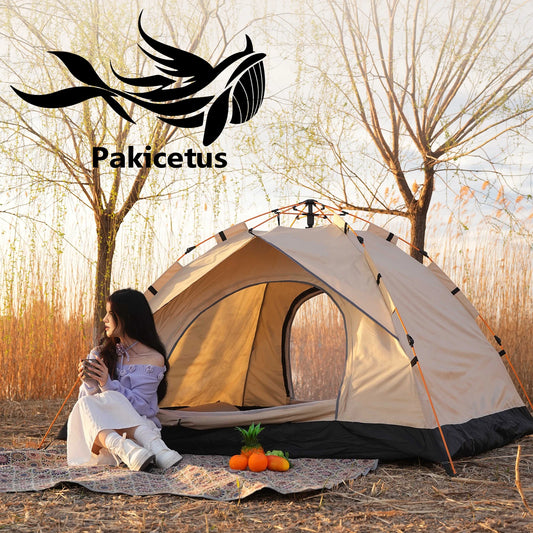 Pakicetus Automatic Pop Up Camping Tent With Windproof Quick Setup