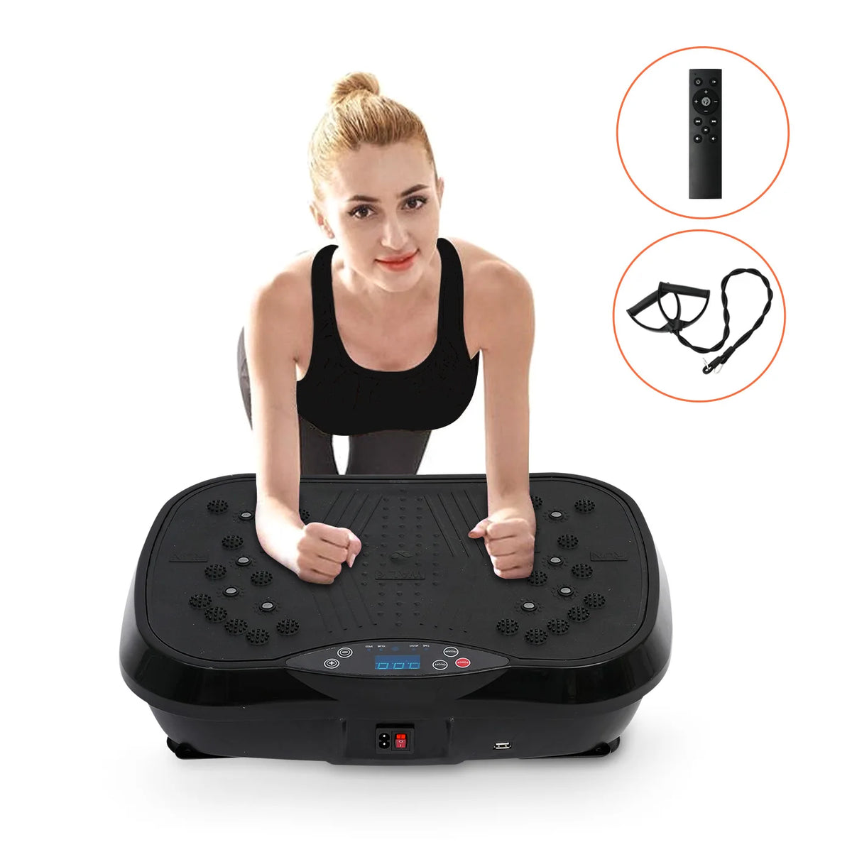 Whole Body Vibration Plate Exercise Machine For Home Fitness Workouts