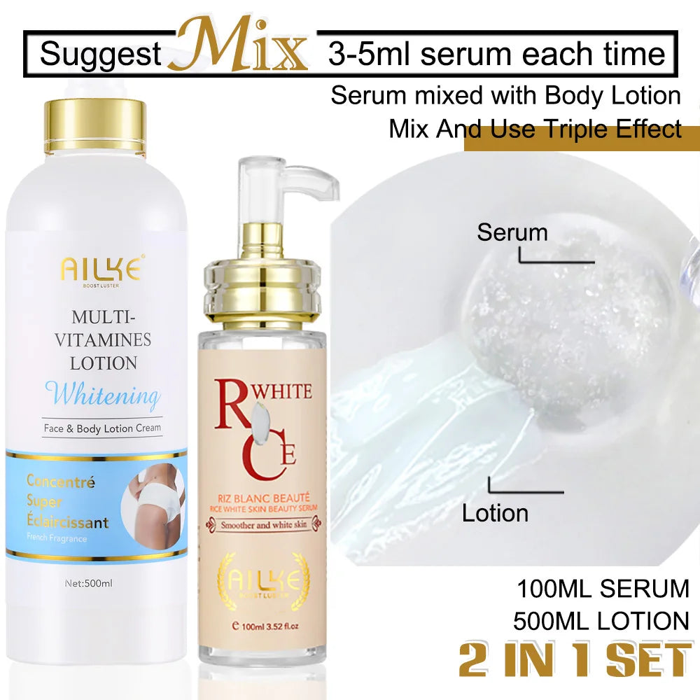 Ailke Multivitamin Brightening Body Lotion For Moisture And Glow