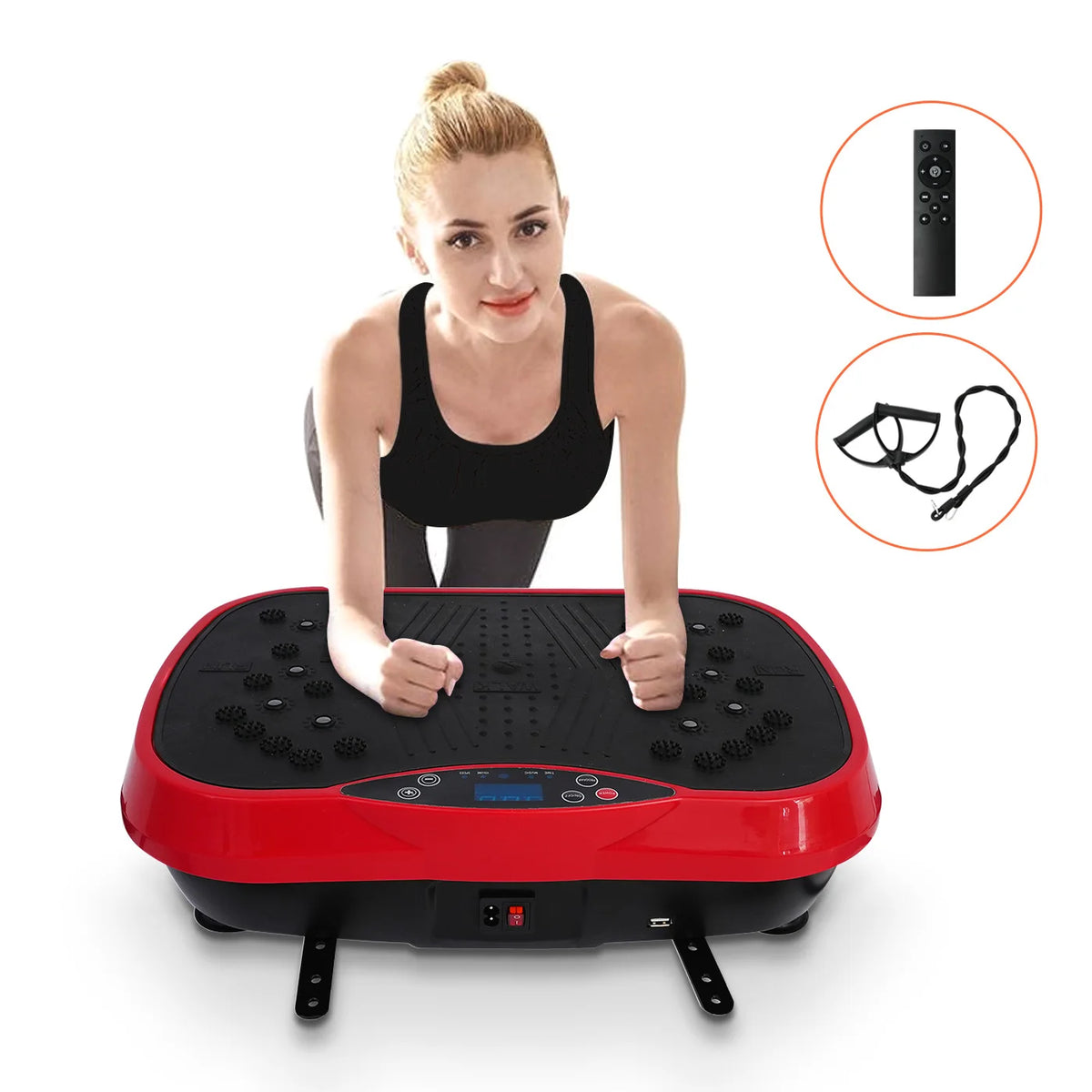 Whole Body Vibration Plate Exercise Machine For Home Fitness Workouts