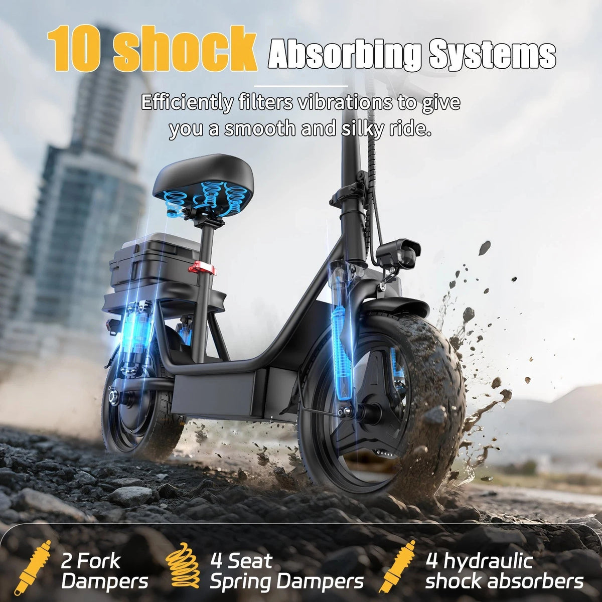 UPlee GQ8 Folding Electric Bike For Urban Commuting