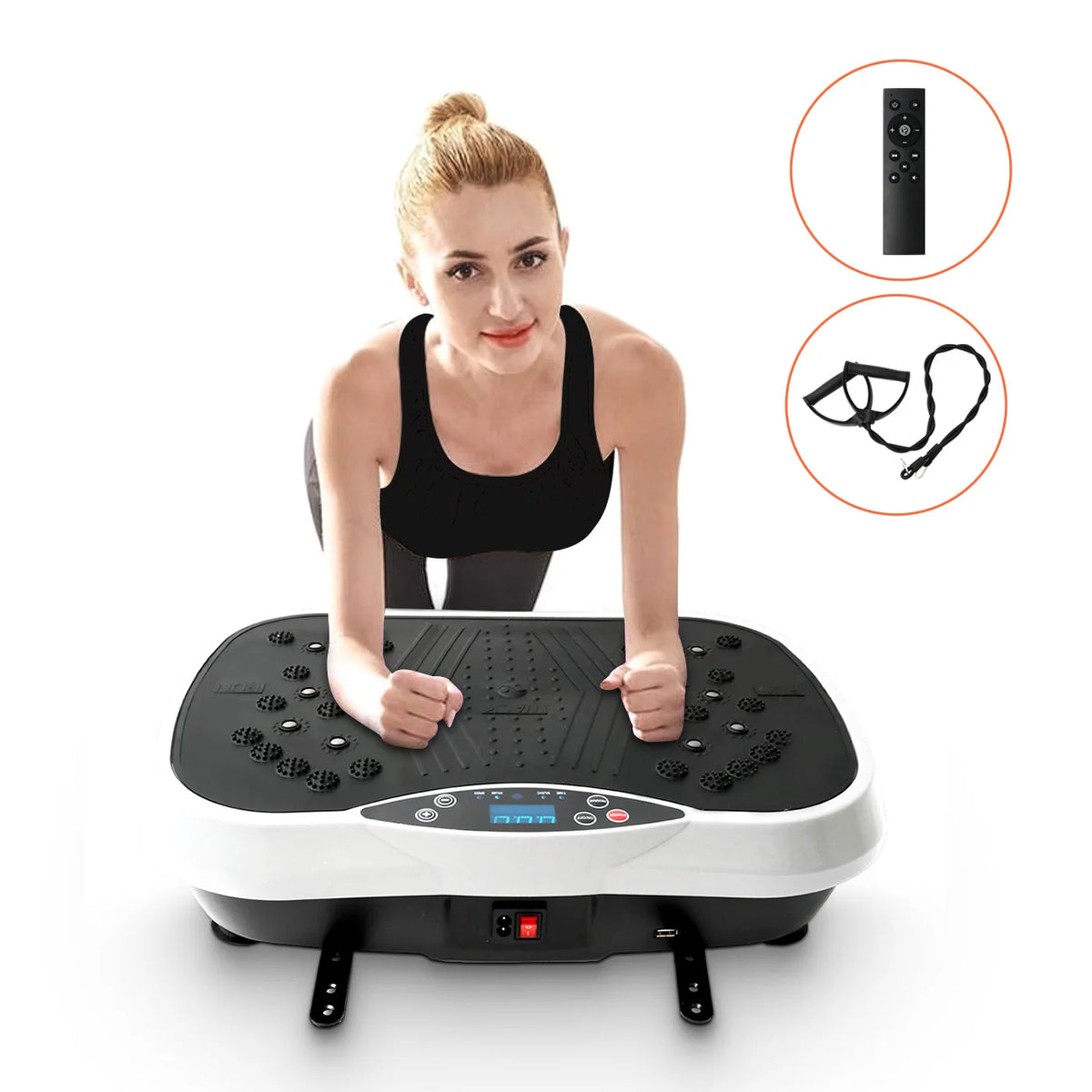 Whole Body Vibration Plate Exercise Machine For Home Fitness Workouts