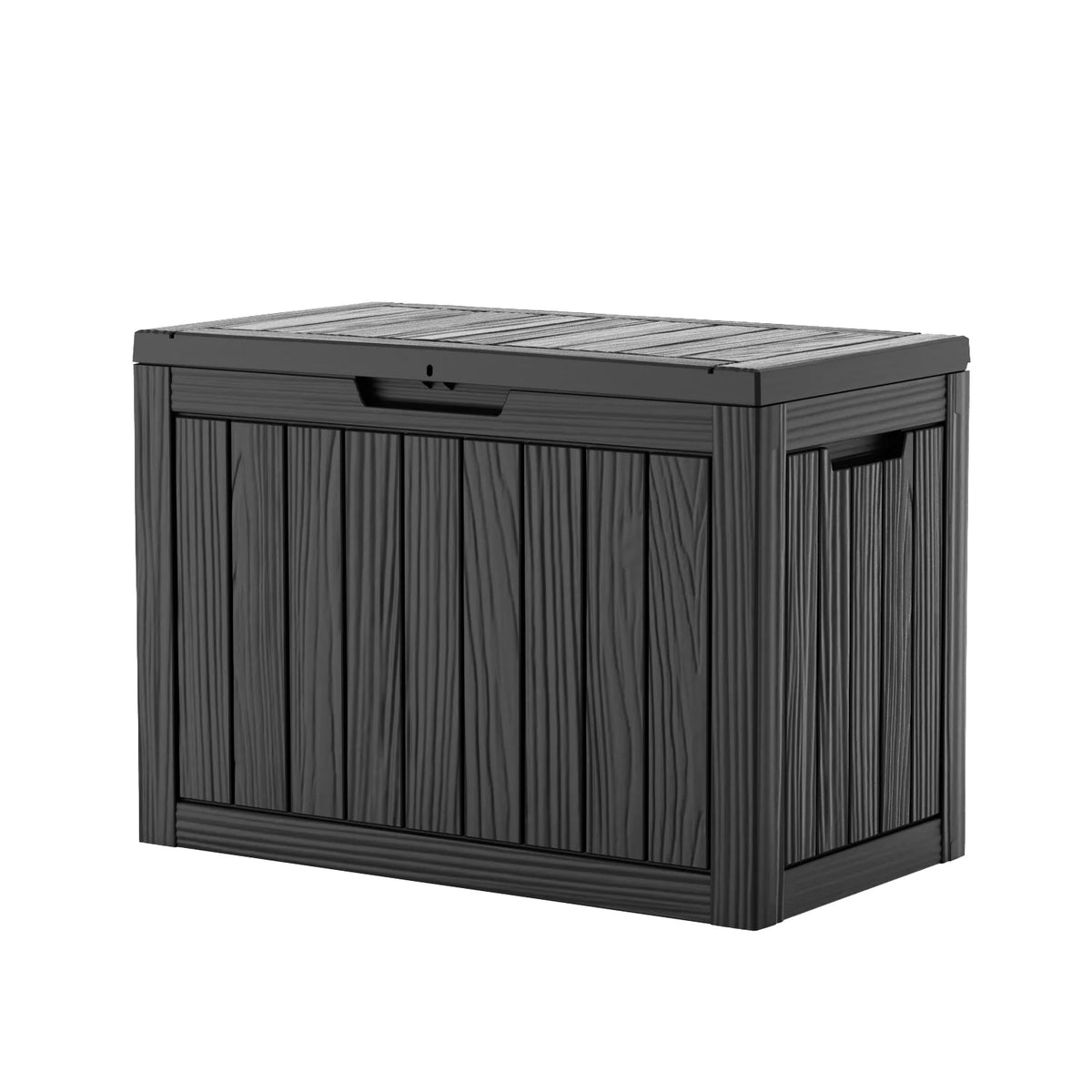 Waterproof Lockable Outdoor Resin Deck Storage Box For Patio Furniture