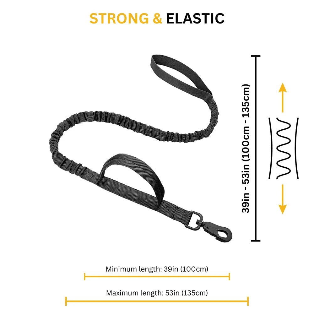 Petavel Tactical Dog Harness With Quick Release Leash