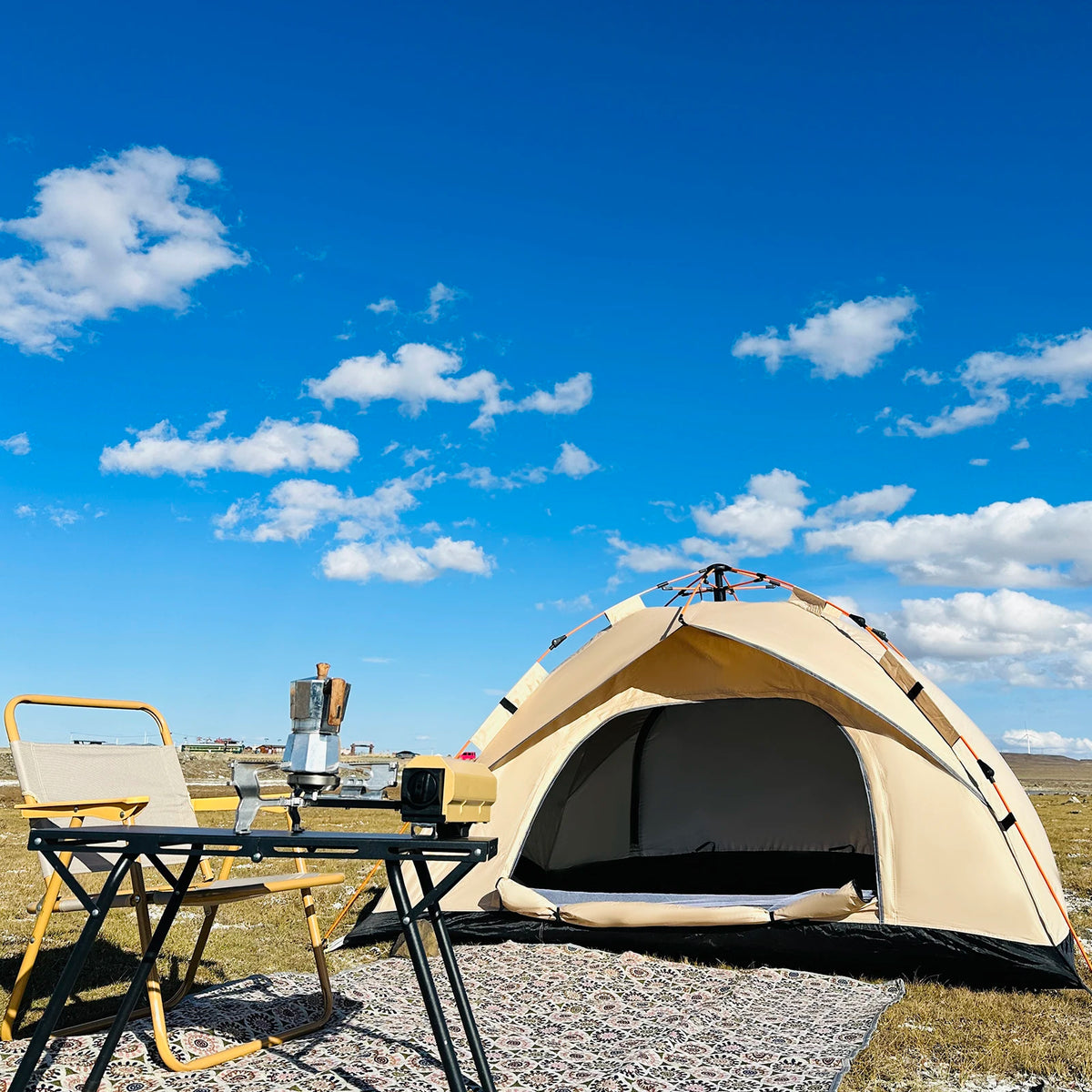 Pakicetus Automatic Pop Up Camping Tent With Windproof Quick Setup